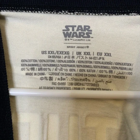 Star Wars Crop Women Of The Galaxy Graphic Spirit Jersey XXL Oversized Boxy - Picture 8 of 10